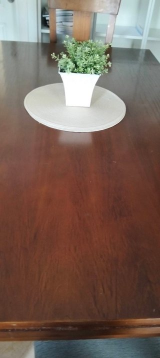 Mesa extensible madera natural