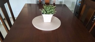 Mesa extensible madera natural