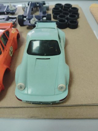 Scalextric 3 Porsche Carrera