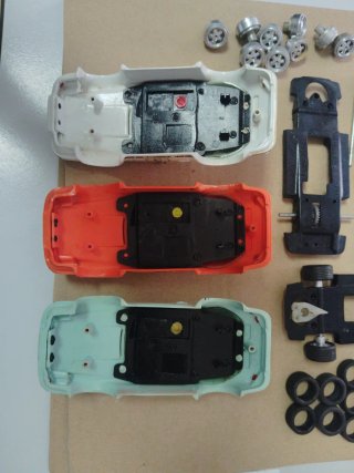Scalextric 3 Porsche Carrera