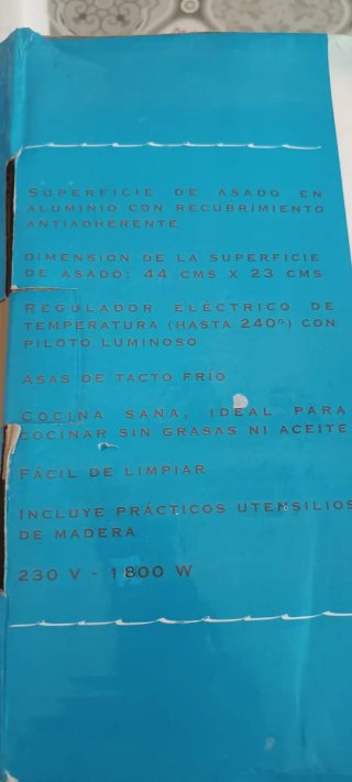 Plancha Grill Eléctrica ABRHIL Nuevo sin usar