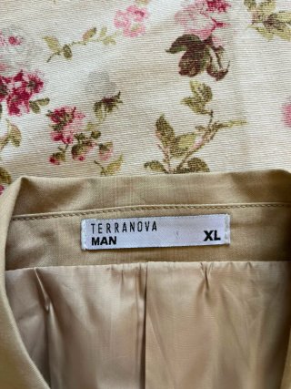 Giacca monopetto beige
