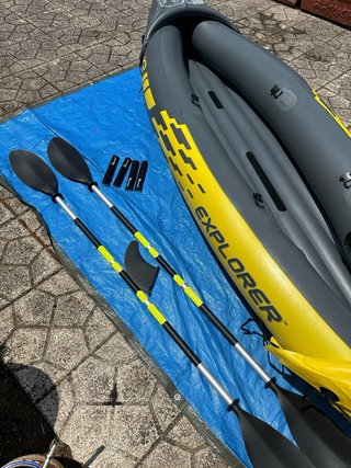 Pack Kayak Hinchable Explorer K2 + Equipamiento
