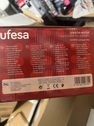 Plancha Vertical Ufesa GS1800 Compact2Go
