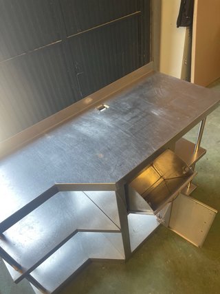 Mesa Acero Inoxidable Cafetera
