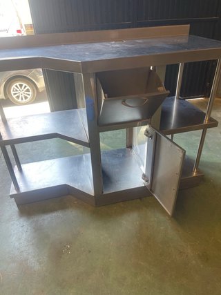 Mesa Acero Inoxidable Cafetera