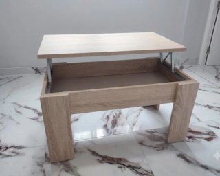 Mesa de centro elevable estilo nórdico (Acabado ro