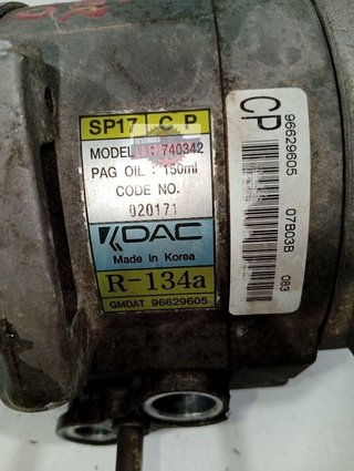 COMPRESOR AIRE ACONDICIONADO Chevrolet Captiva (2006->)
