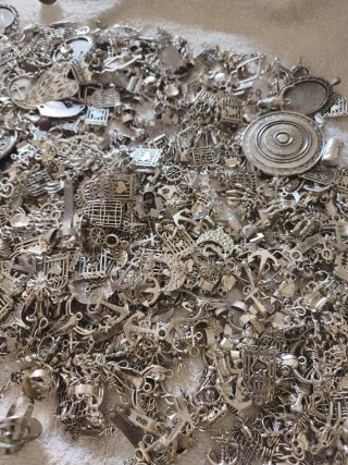 Lote Material Manualidades bañado en zinc