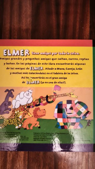 Elmer. Toca, lee y juega