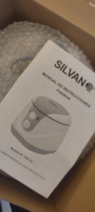 Freidora Eléctrica Silvan 2.0L 1200W
