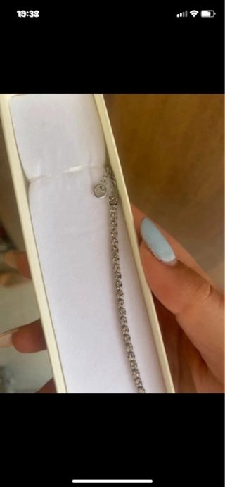 Bracciale tennis argento