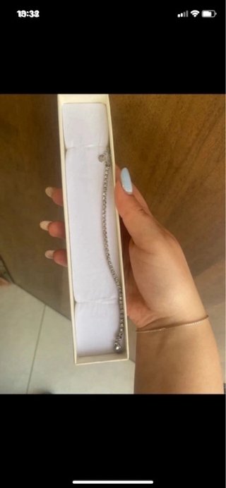 Bracciale tennis argento