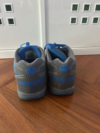 Zapatillas Heelys Ruedas Azul/Gris Talla 36.5