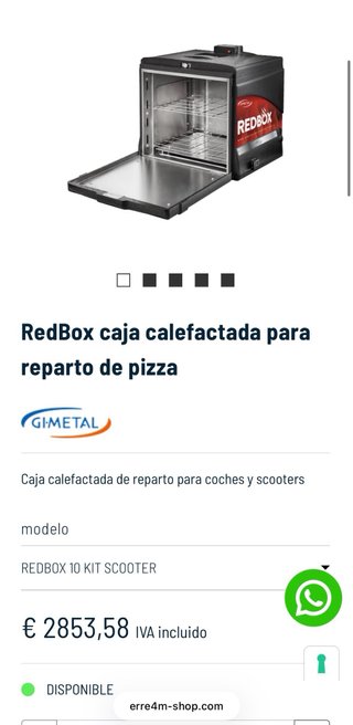 Cajón Reparto Pizza Gimetal Redbox