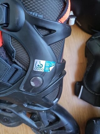 Patines Oxelo, Casco y Protecciones 32-35