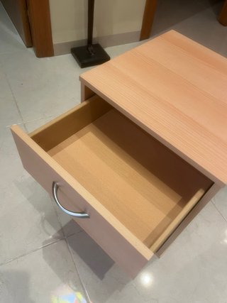 Cajonera triple madera y metal