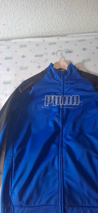 Conjunto Chándal Puma Azul y Negro