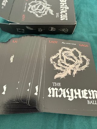 Cartas Poker Lady Gaga Mayhem Ball Tour 2025/2026