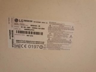 TV LG OLED 55" Curvo (55EG910V) + Mando + Soporte