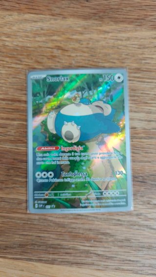 Snorlax Full Art Pokémon TCG Carta