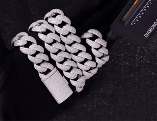 Cadena Cubana Chapada en Oro y Plata