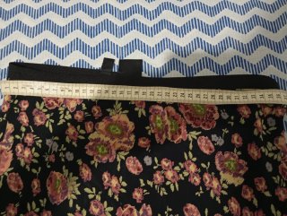 Falda larga estampada mujer