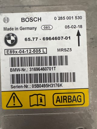 Centralita Airbag BMW Bosch 0 285 001 530