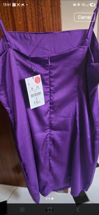 Vestido Lefties Morado Talla M