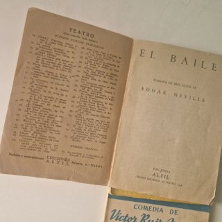 Lote 3 Libros Teatro: El Baile, La Heredera, Juego