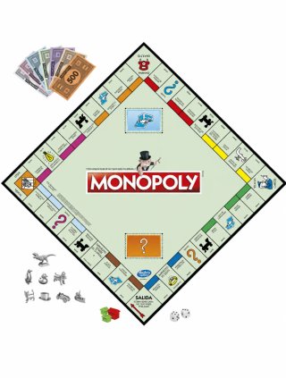 Monopoly Clásico Hasbro Juego de Mesa Familiar