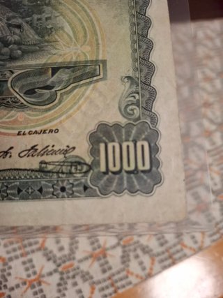 1000 PESETAS DE 1907 BILLETE CLÁSICO MUY DIFICIL