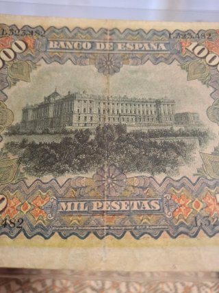 1000 PESETAS DE 1907 BILLETE CLÁSICO MUY DIFICIL