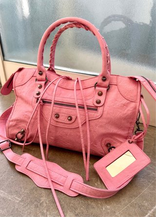 Borsa City Pink Style vintage 38x24