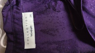 Traje pantalón fiesta morado