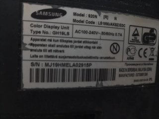 Pantalla Samsung Plata