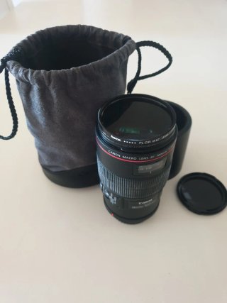 Canon EF 100mm f/2.8L Macro IS USM Parasol Filtro