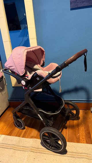 Carrito Bebé YAZOCO 3 en 1 Rosa