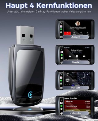 Adattatore Wireless CarPlay iOS
