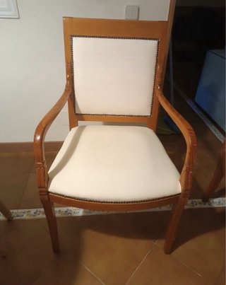 Juego de 4 o 6 sillas de comedor madera