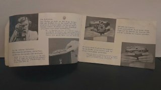 Agfa Isolette II custodia pelle e istruzioni