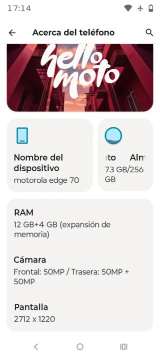 Motorola Edge 70 16GB/256GB Factura y Garantía