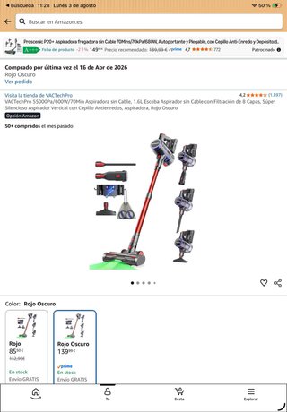 Aspirador sin cable VAC Tech Pro
