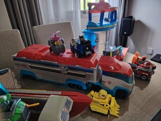 Conjunto Patrulla Canina Barco y Vehículos
