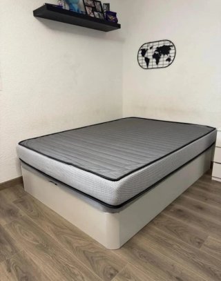CANAPÉ ABATIBLE 135X180 CON CON COLCHONE VISCO!!!