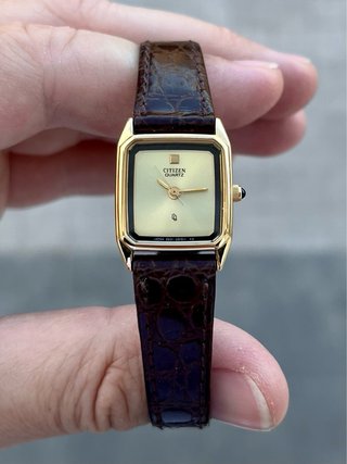 Reloj Citizen Tank Vintage Gold Nuevo *Año 1983*