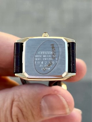 Reloj Citizen Tank Vintage Gold Nuevo *Año 1983*