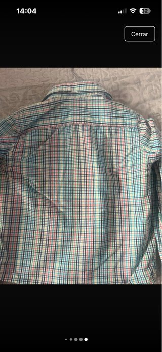Camisa niño cuadros pasteles Flamenco