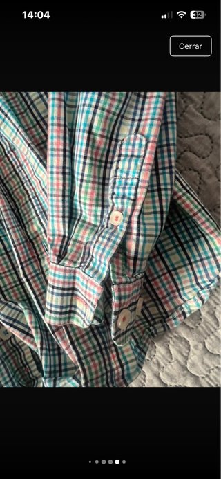 Camisa niño cuadros pasteles Flamenco