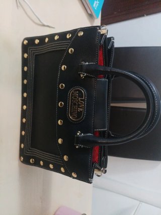 Bolso Moschino Negro Tachuelas